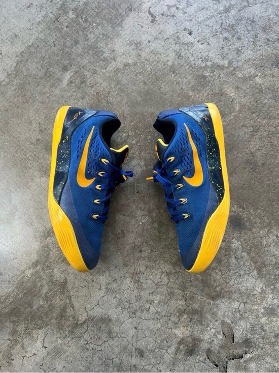 Nike Shoes - Nike Kobe 9 EM GS Gym Blue University Gold 7Y / Women’s 8.5 Warriors